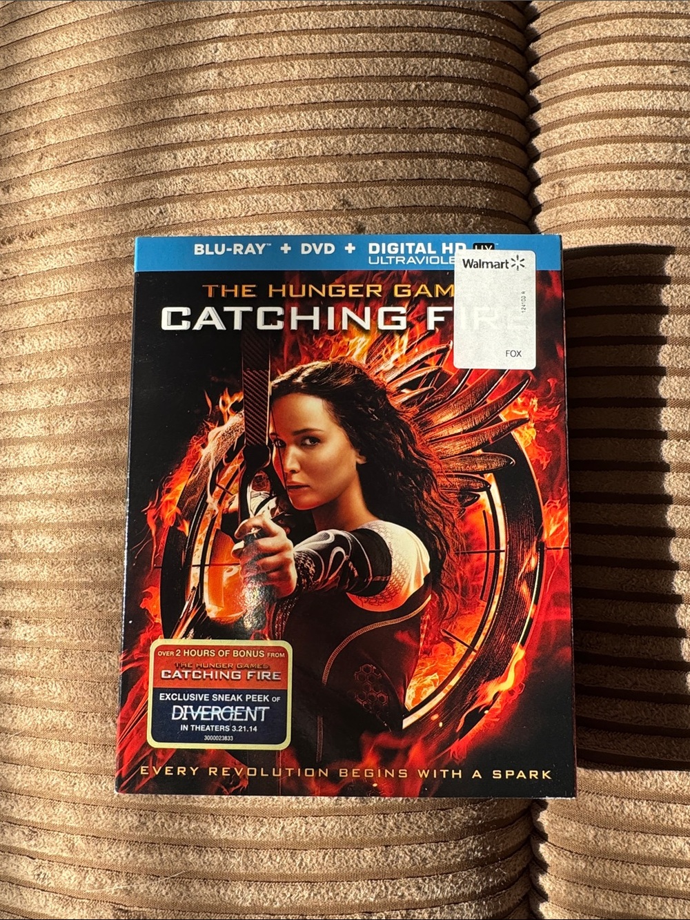 The Hunger Games - Catching Fire, blu-ray + dvd + digital